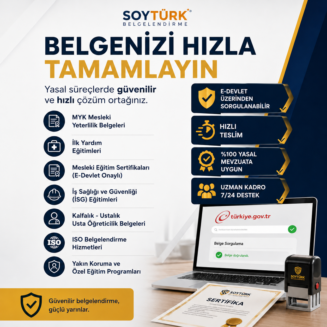 Soytürk belgelendirme